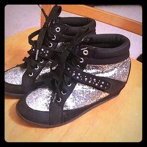 Cutest Justice Black and Glitter Girl's Boot